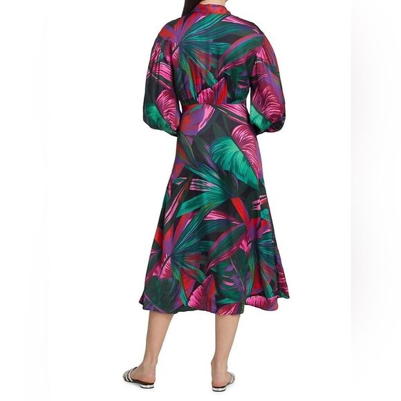 Farm Rio bead embellished printed twill midi dress • Small - Picture 9 of 9